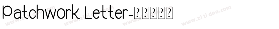 Patchwork Letter字体转换